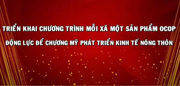 Triển khai chương trình mỗi xã một sản phẩm OCOP động lực để huyện Chương Mỹ phát triển kinh tế nông thôn