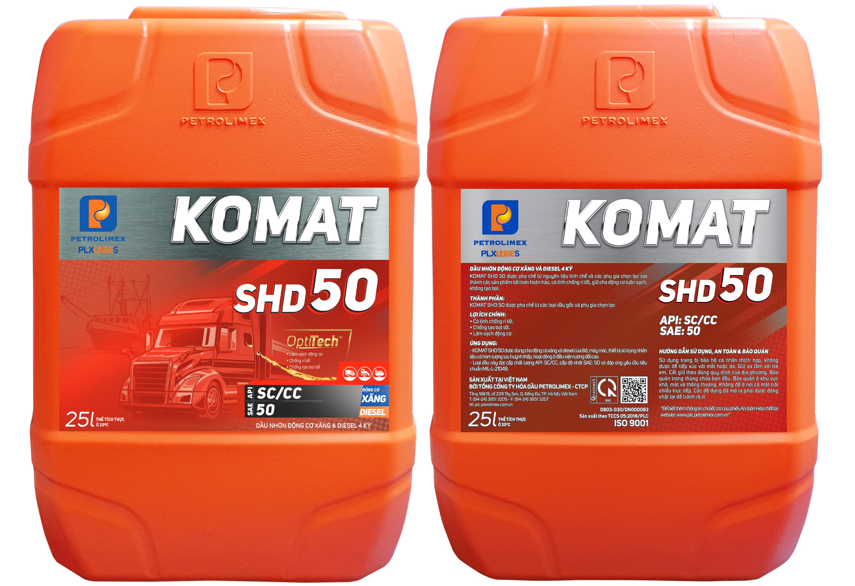 KOMAT SHD 50 - Thùng 25L