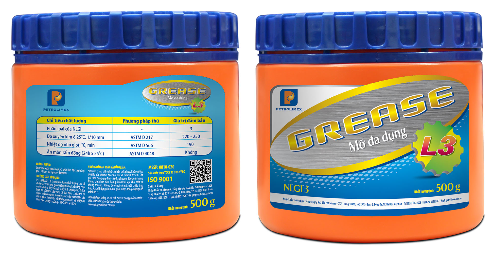 GREASE L3 - Hộp 0.5KG