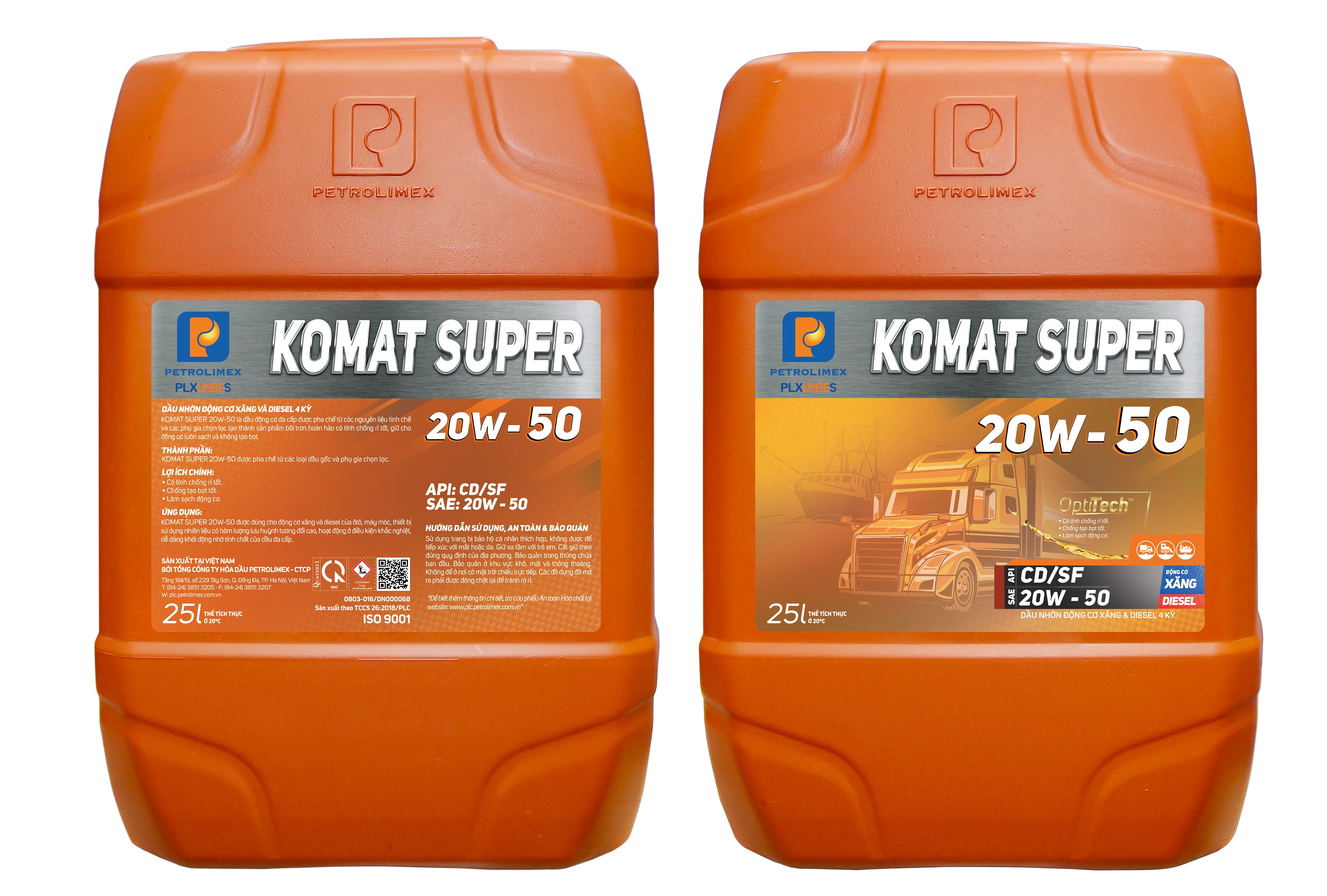 KOMAT SUPER 20W50 - Thùng 25L