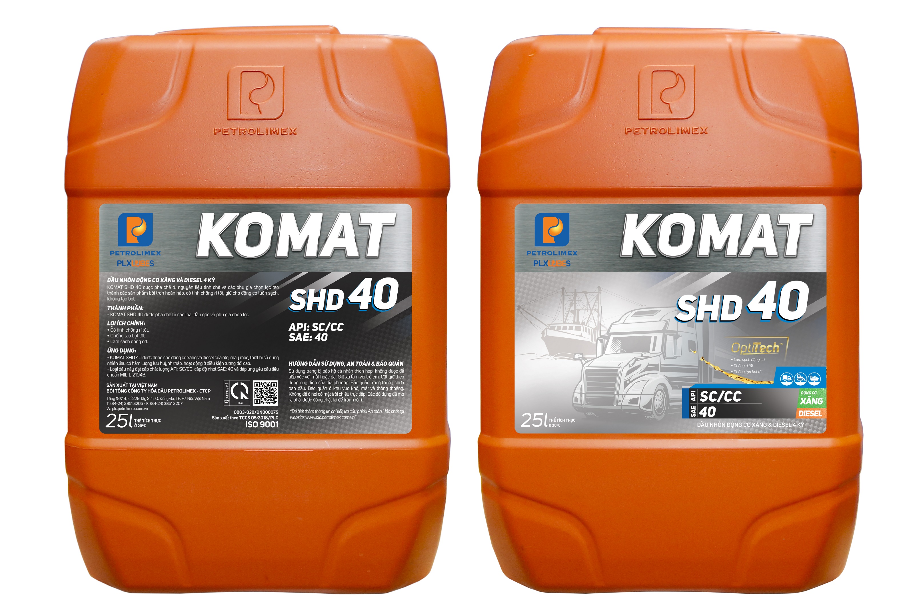 KOMAT SHD 40 - Thùng 25L