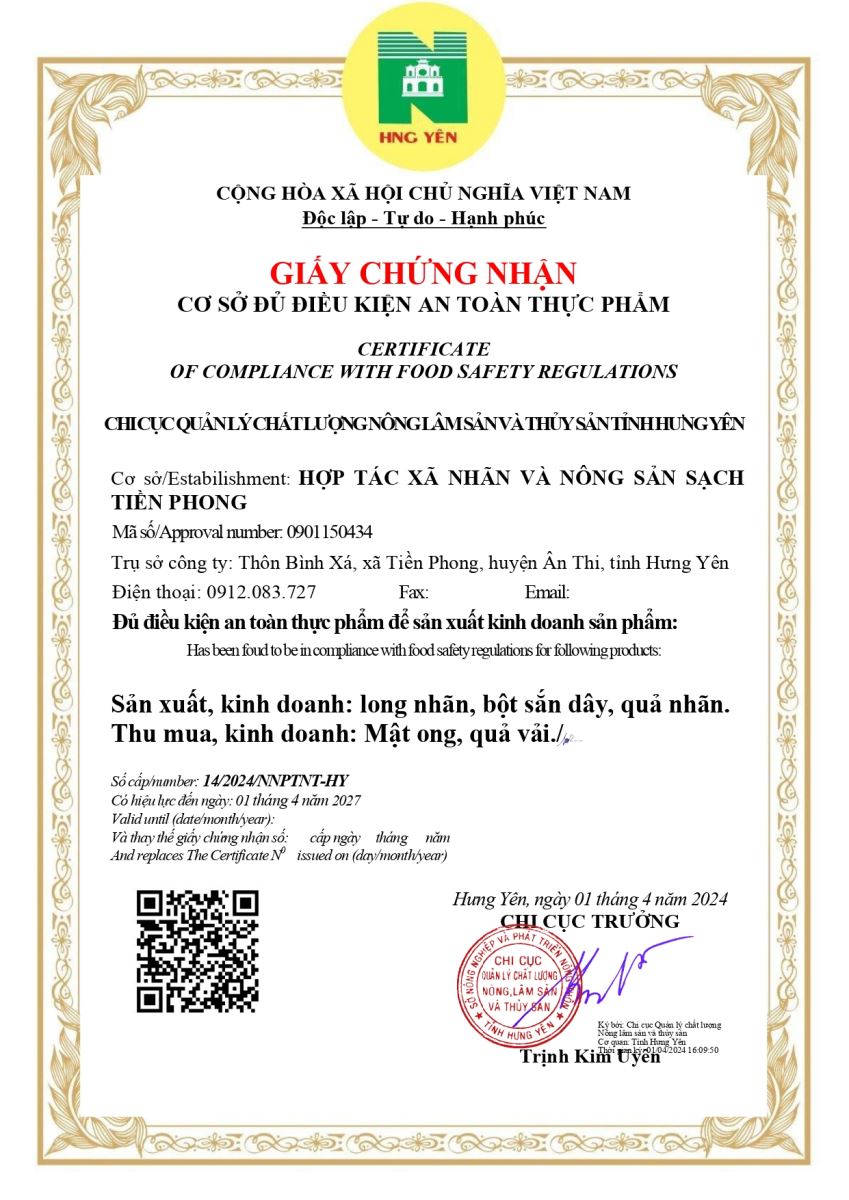 Mật ong, Long nhãn, long nhãn ôm sen, bột sắn dây, nhãn, quả vải tươi