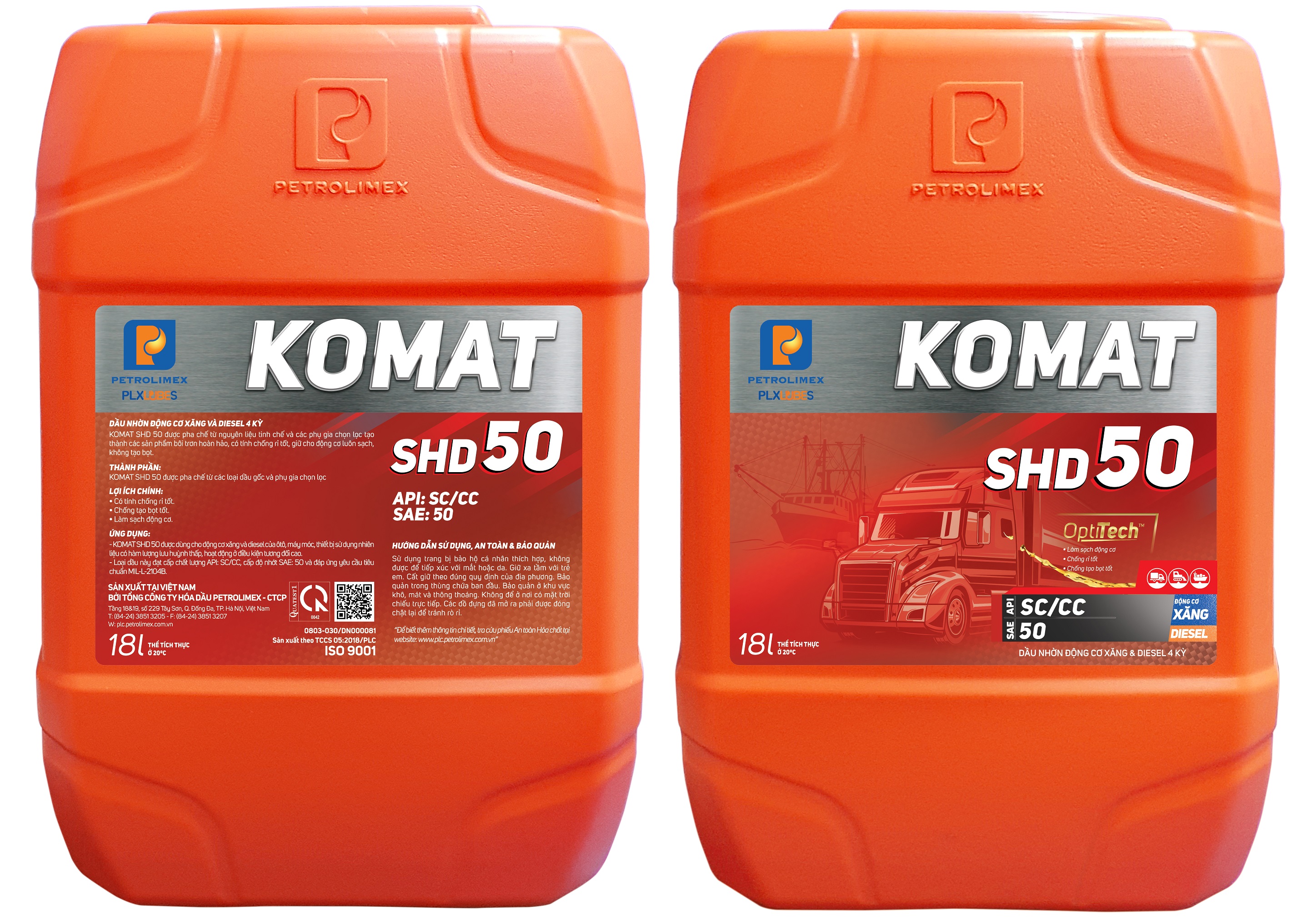 KOMAT SHD 50 - Thùng 18L.