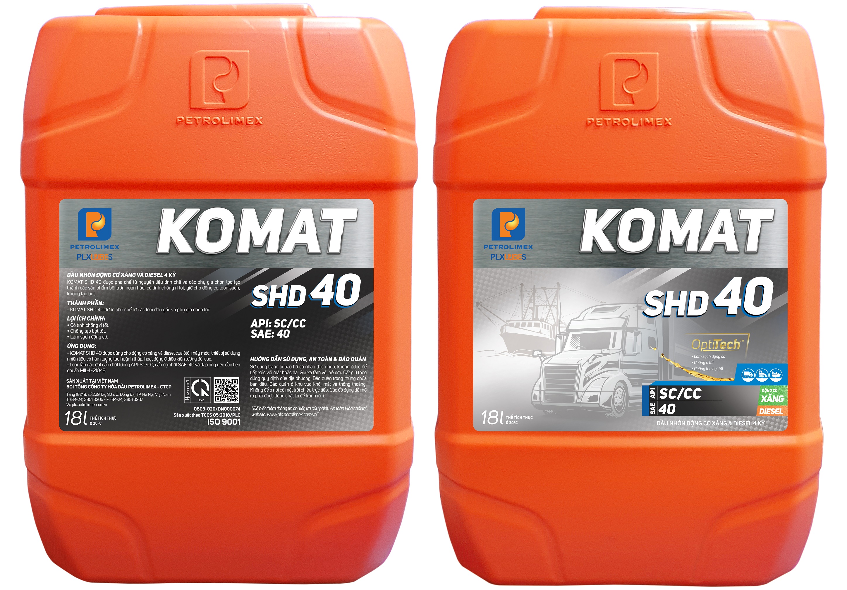 KOMAT SHD 40 - Thùng 18L