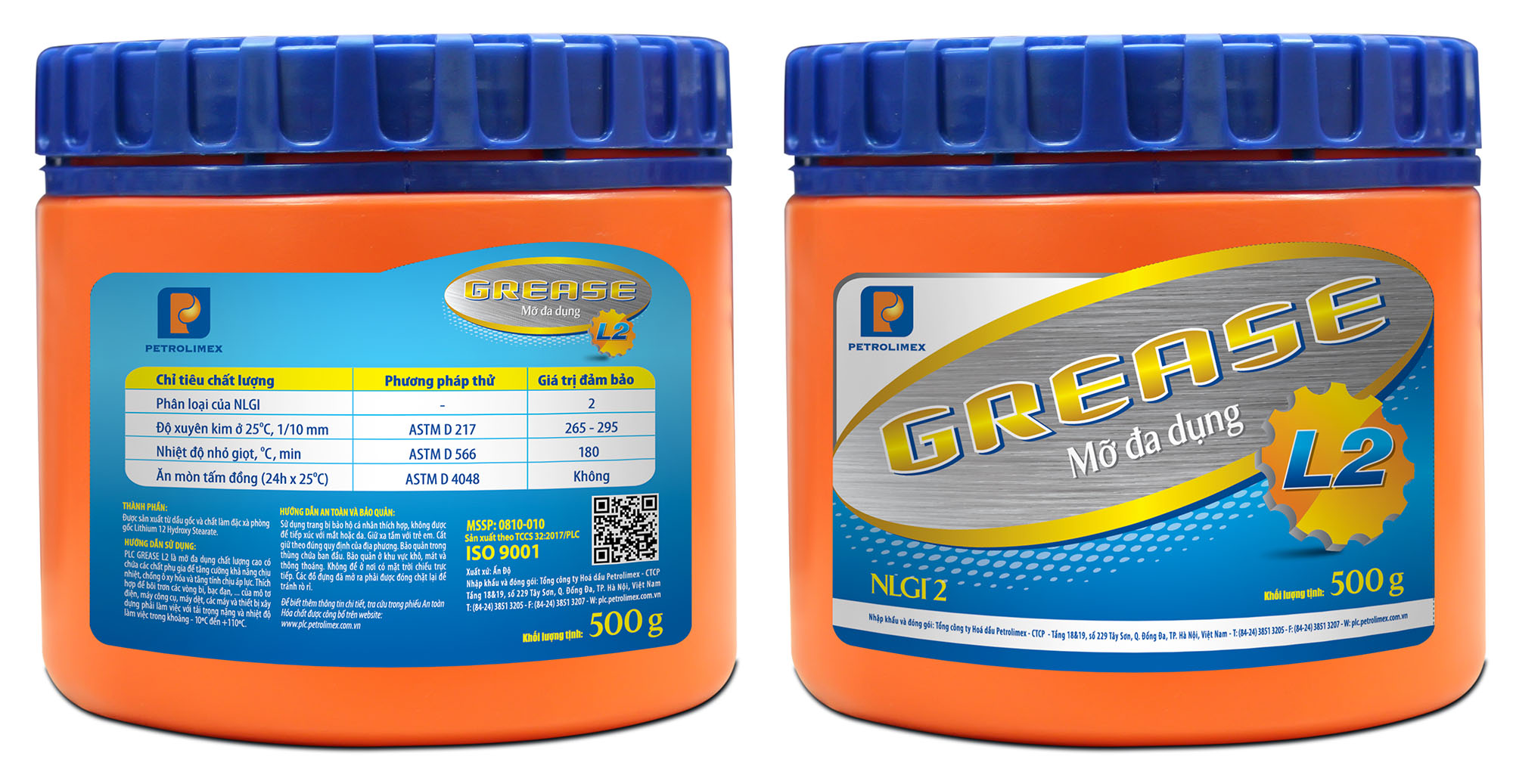 GREASE L2 - Hộp 0.5KG