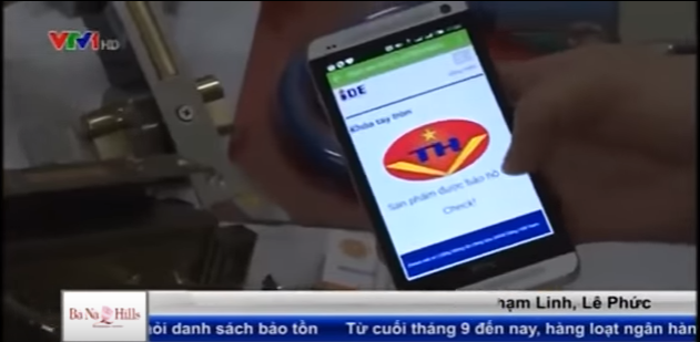 Tài chính kinh doanh VTV1 - Trưa 02 11 2015 - Công bố sáng chế "Quy trình xác thực chống hàng giả"